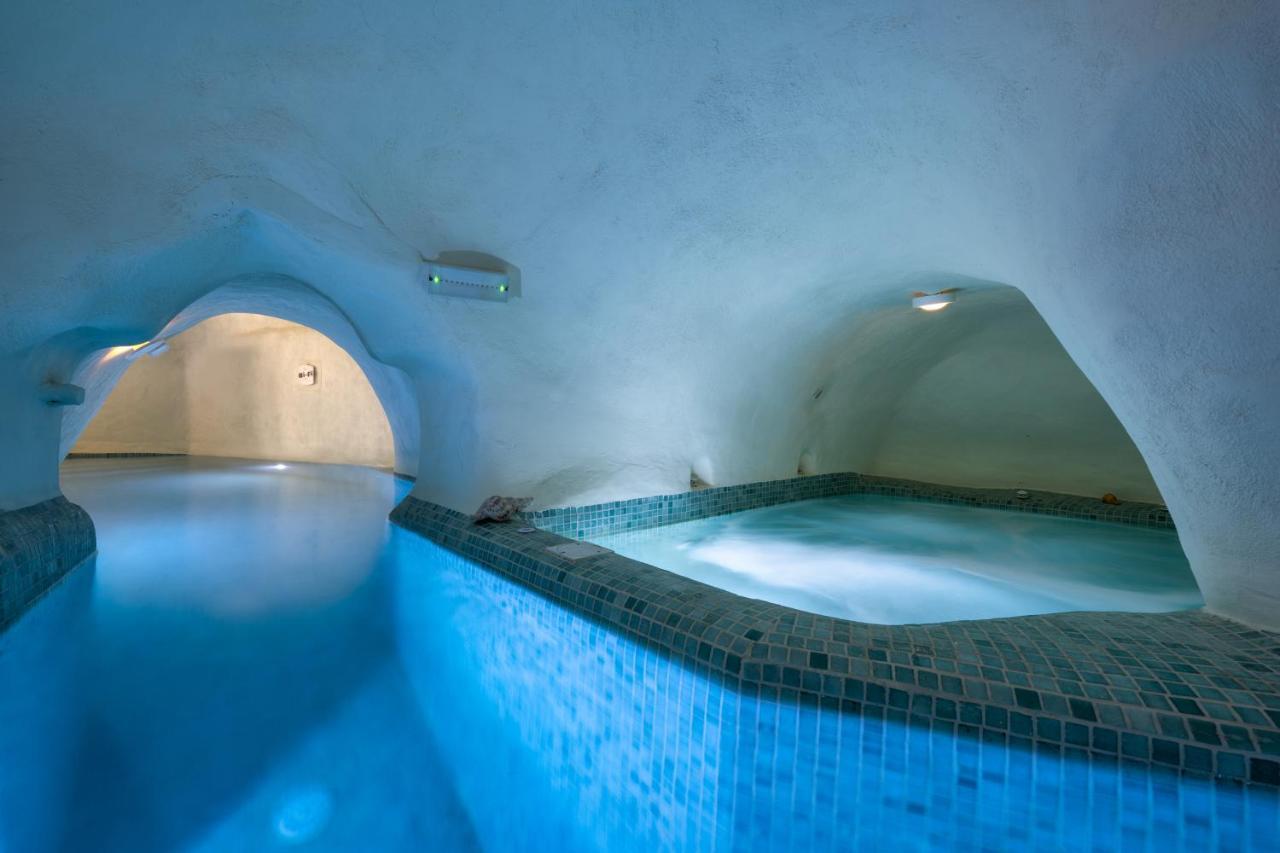 Villa Mystagoge cave pool/jacuzzi, cellar&hammam Vóthon Esterno foto